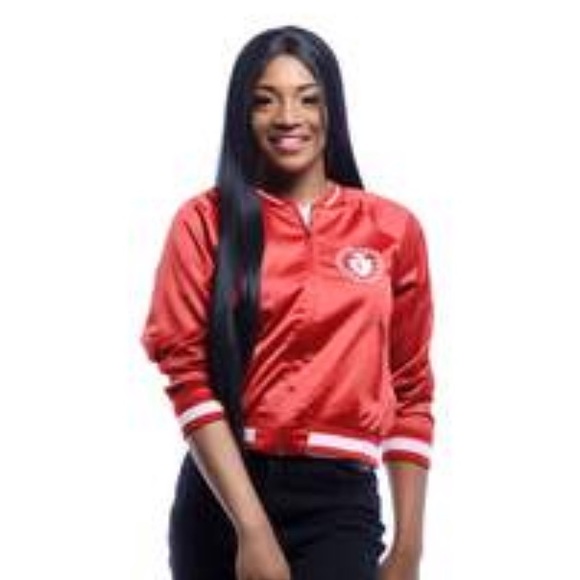 ❤️🔥 5 for $25 NWOT Izzy & Liv Satin Bomber / Varsity Jackets - Picture 2 of 6